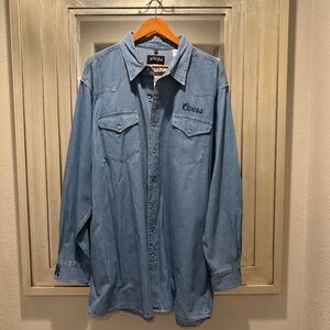 Coors rodeo Levi button up size xxl
